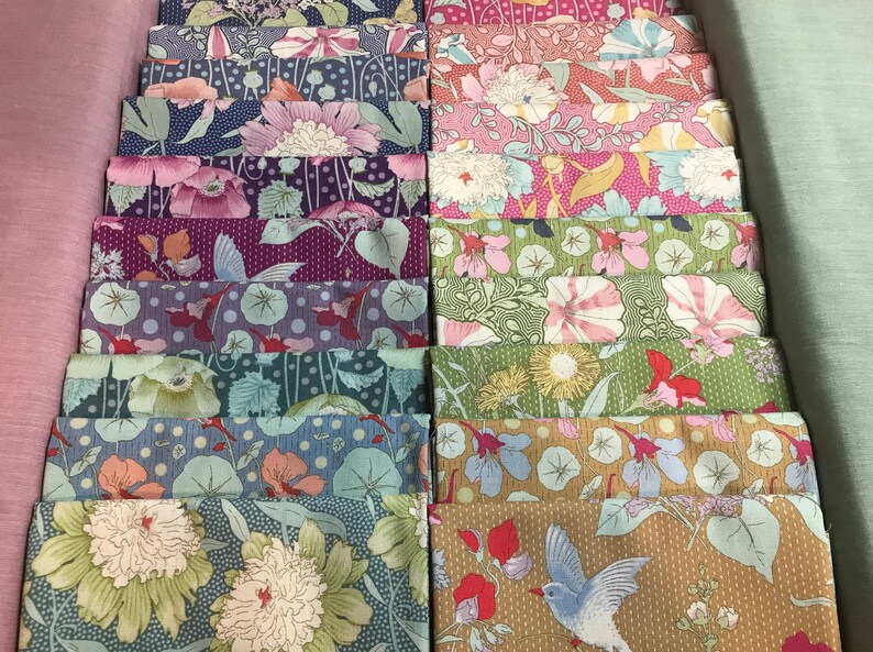 FQ Tilda Fabrics Gardenlife Collection Fat Quarter Bundle Etsy