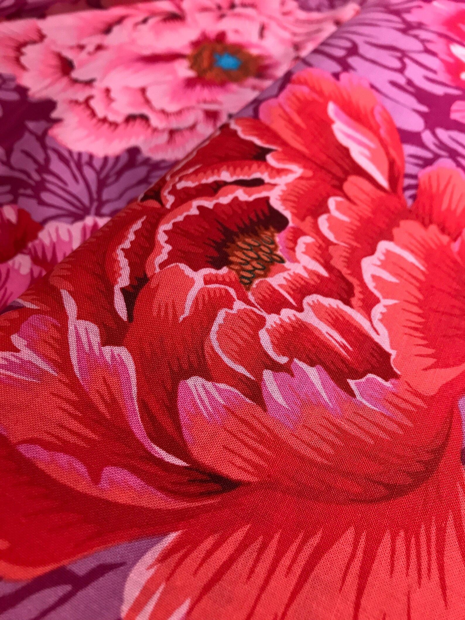 Kaffe Fassett Fabric- Brocade Peony PWPJ062.HOT Spring Collective 2021 ...