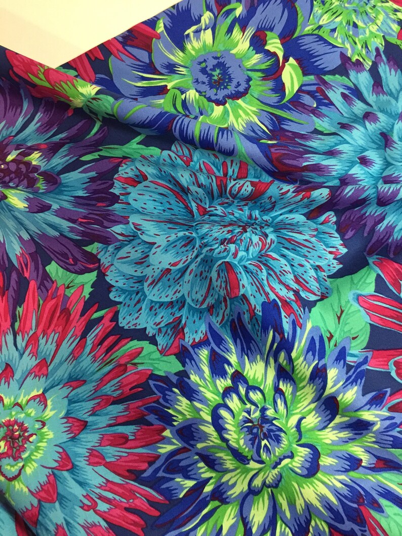 Kaffe Fassett Fabric Phillip Jacobs Cactus Dahlia | Etsy