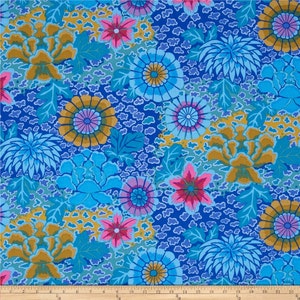 Kaffe Fassett Fabric PWGP 148 Dream in Blue by Freespirit 100% Quality ...