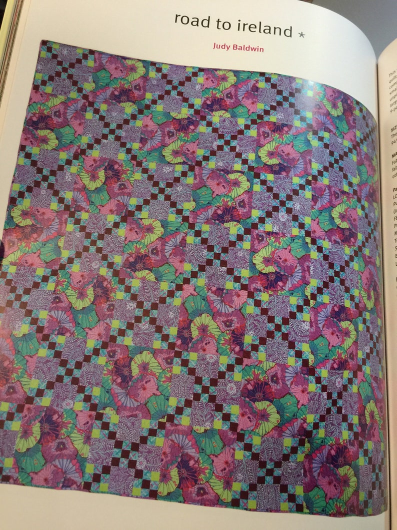 New Kaffe Fabric Quilt Kit Kaffe Fassett Road to Ireland Etsy