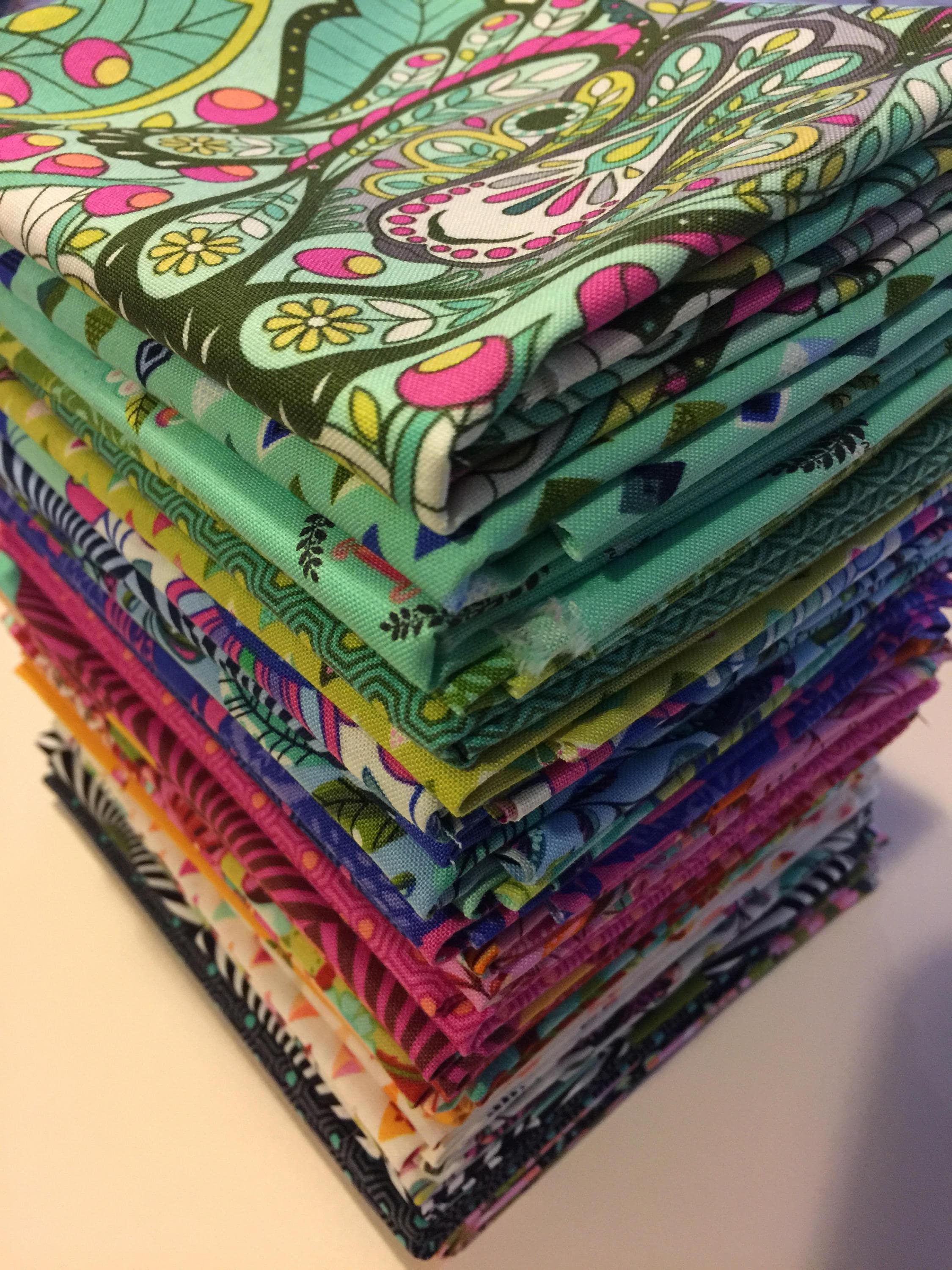 Tula Pink Fabric Slow & Steady 24 Piece Collection Etsy