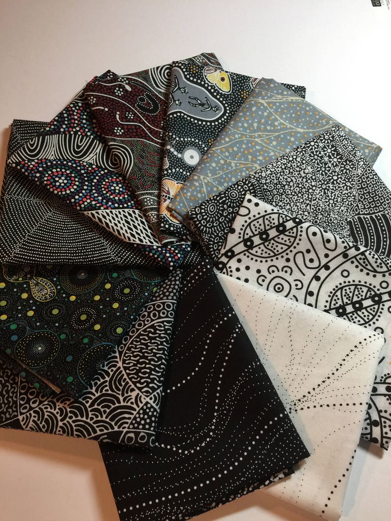 Australian Fabric Milky Way Sky Aboriginal Spiritual All ...