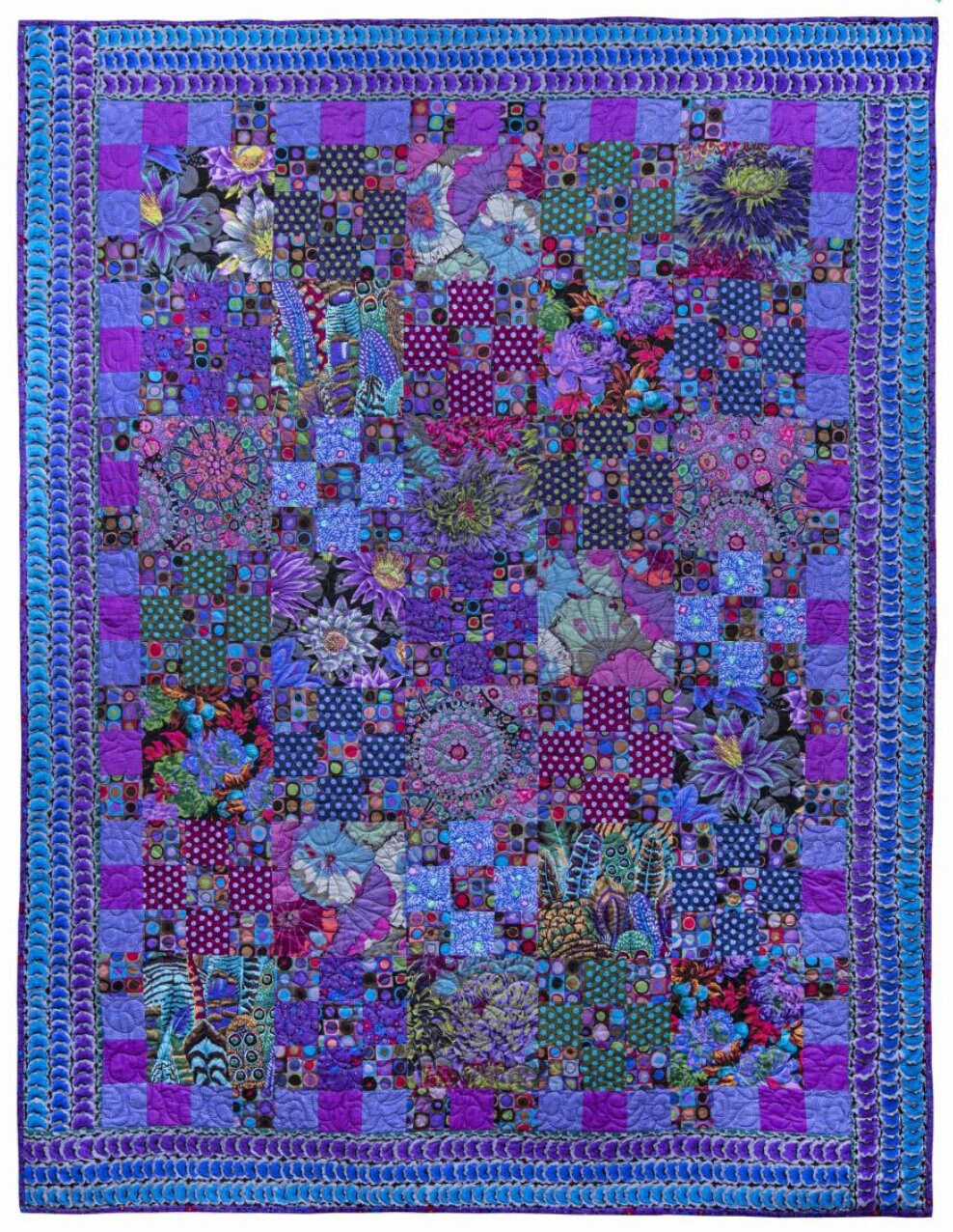 NEW Kaffe Fassett Quilt Kit Fabric Tiddlywinks Rosy Etsy