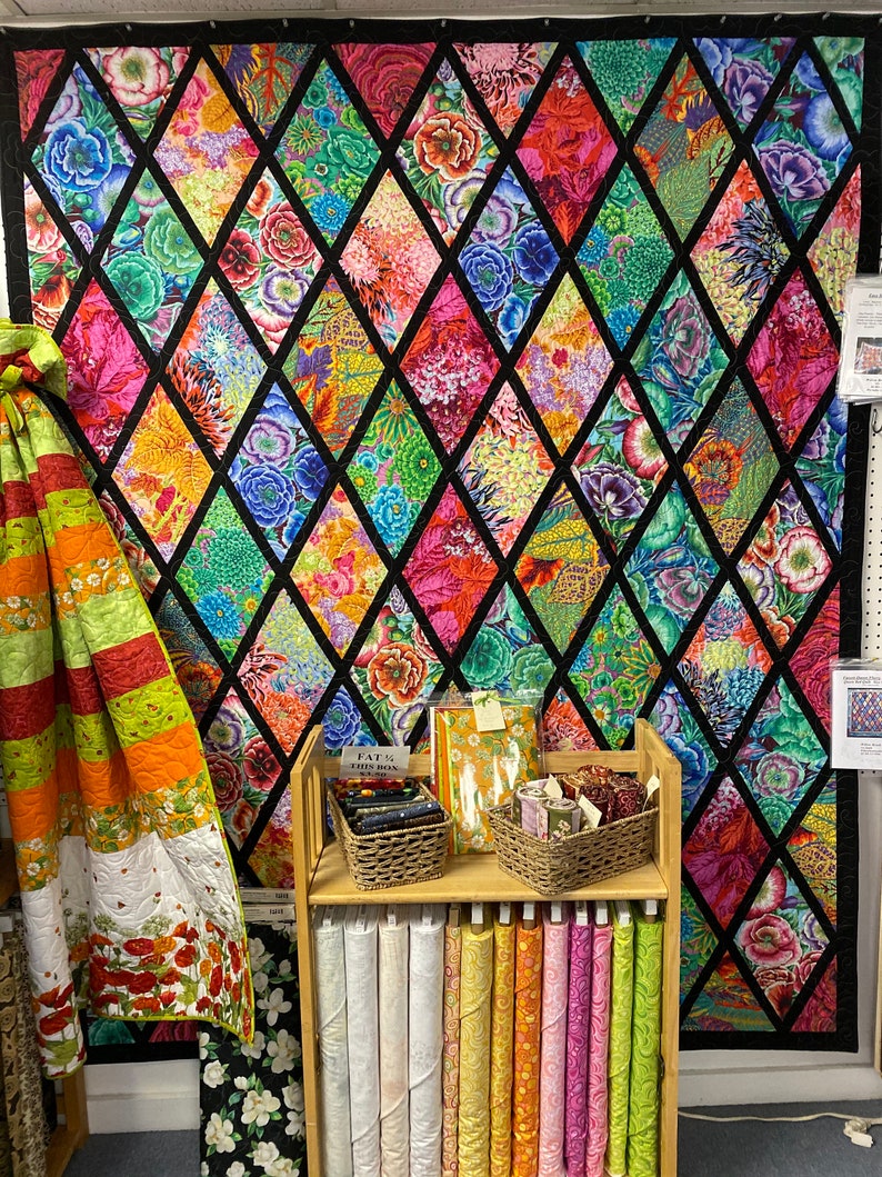 Kaffe Fabric Quilt Kit Kaffe Fassett Fassett Queen Etsy