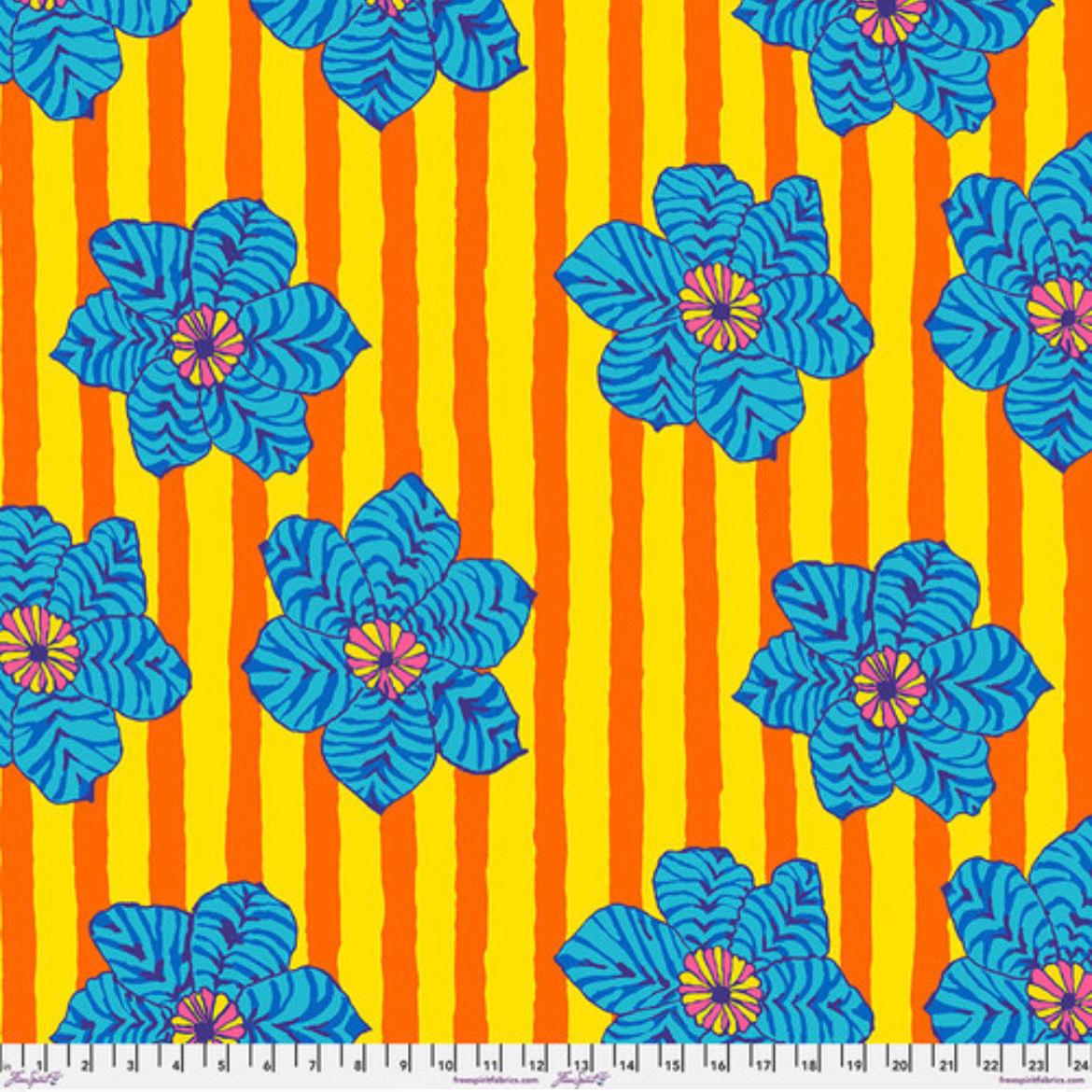 Kaffe Fassett Collective Fabric - Zebra Lily PWBM091 ORANGE
