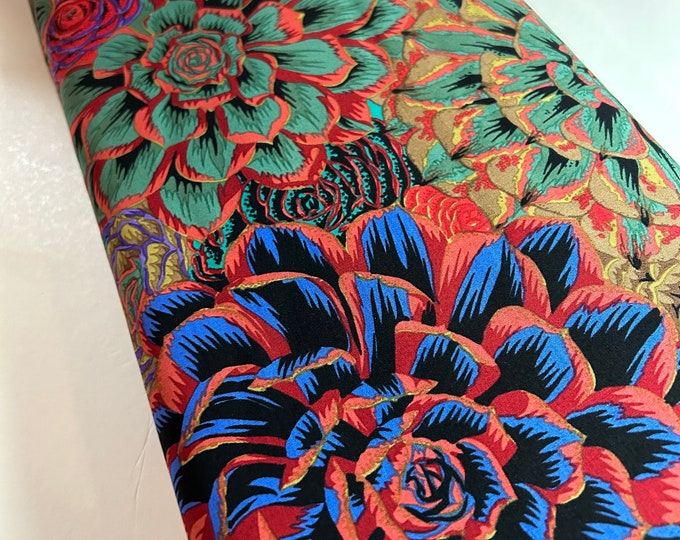 Kaffe Fassett Fabric- House Leeks in Dark - PWPJ113.DARK Collective ...
