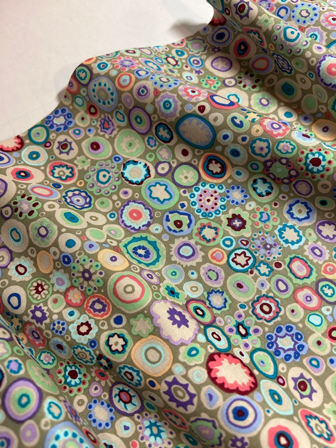 Kaffe Fassett Fabric Paperweightgp20 Sludge Grey 100 Etsy