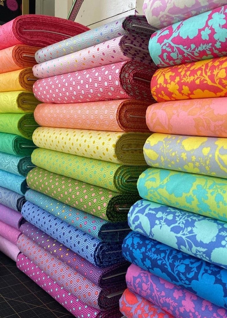 OVERSTOCKED Tula Pink Fabric Jelly Roll True Colors 42 Etsy