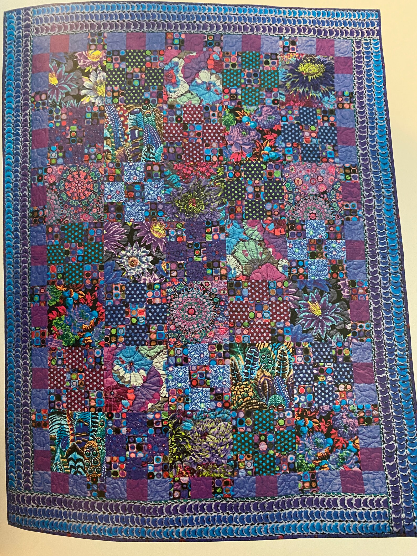 NEW Kaffe Fassett Quilt Kit Fabric Tiddlywinks Rosy Etsy