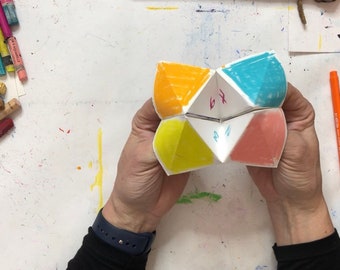 Warm up exercises for Art Cootie Catcher