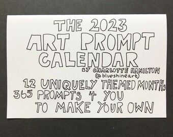 Art Prompt Calendar 2023