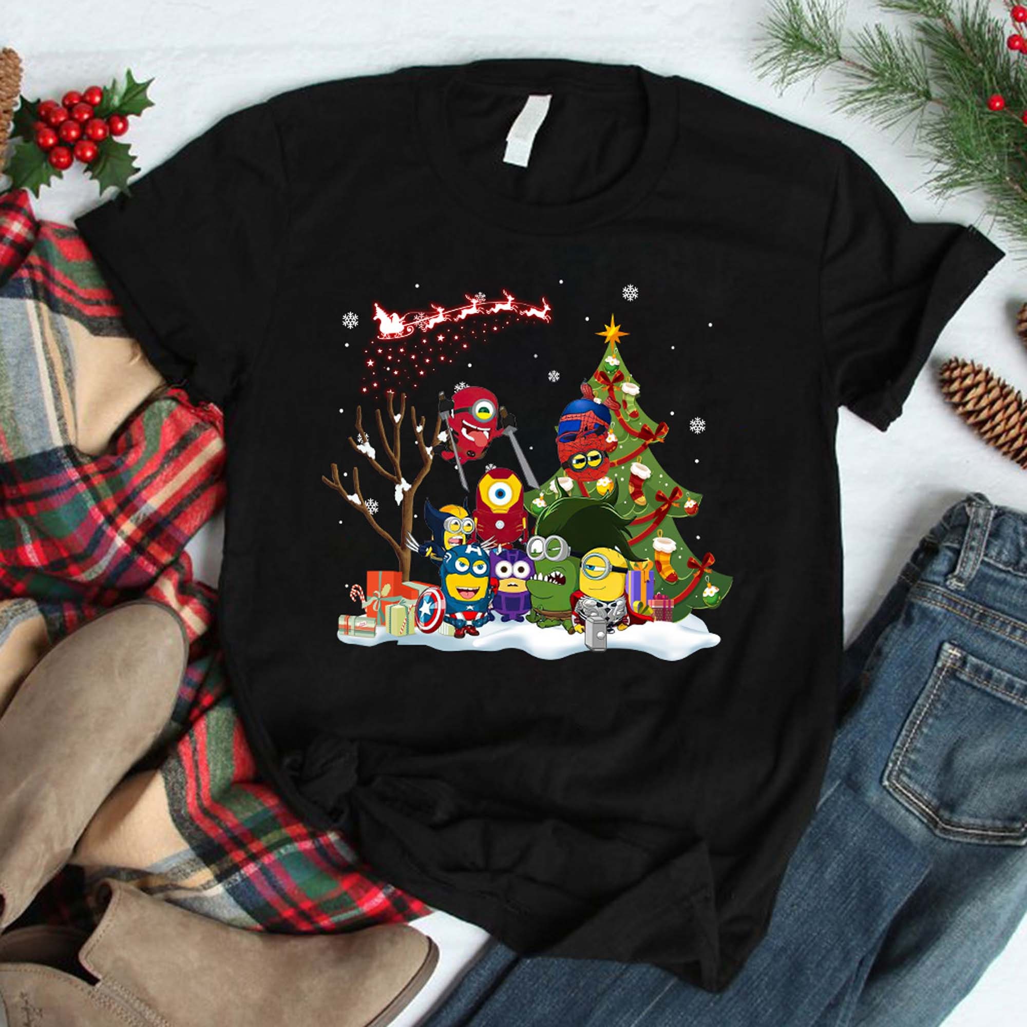 Discover Minion Sweatshirts Weihnachten, Merry Christmas T-Shirt