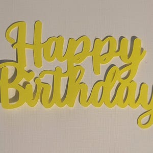 Feliz Aniversário, Faça Você Mesmo, Dizendo, Cartão Recortado, Papel Artesanal