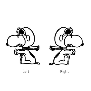 Snoopy Flying Ace Vinyl Decal