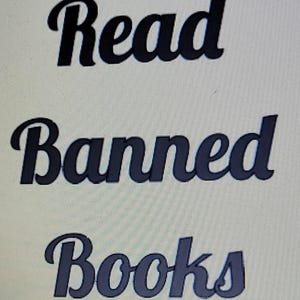 Lesen Sie die verbotene Bücher Bibliothek Aufkleber Vinyl Aufkleber