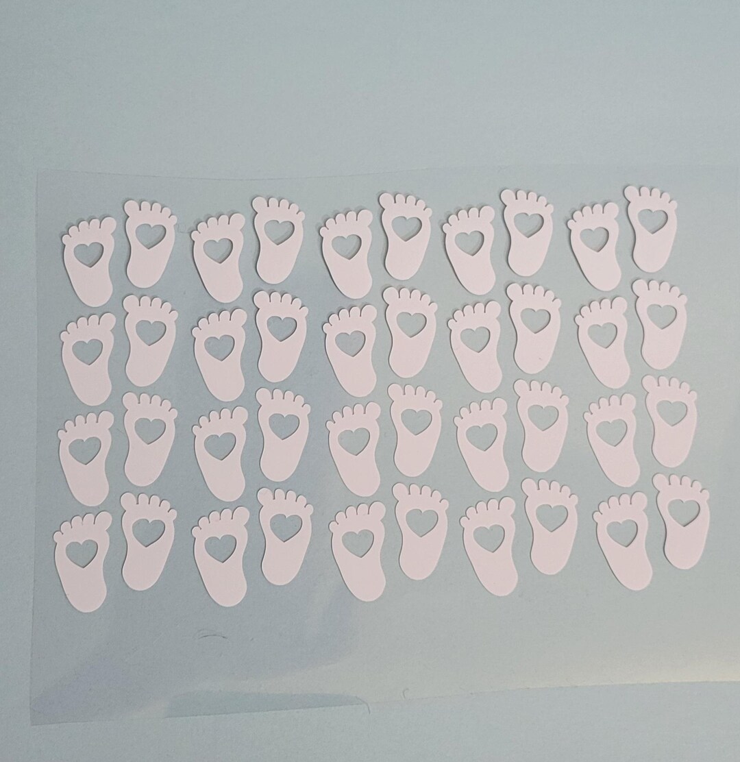Baby Feet Stickers, Envelope Seals, Baby Shower Decor, Set of 20 - Etsy