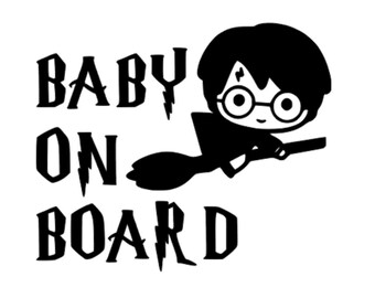 Baby On Board Vinyl Decal Choose Size and Color