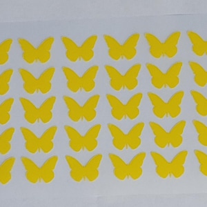 1/2" cada folha de 50 adesivos de borboleta de vinil cartões I Casamento I Vidro I Espelho I Diversos DIY