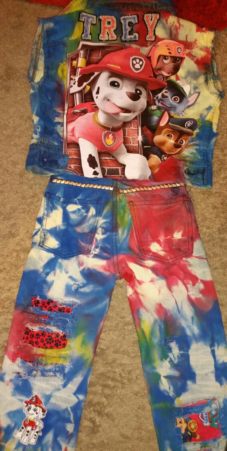Paw Patrol custom outfit | Etsy