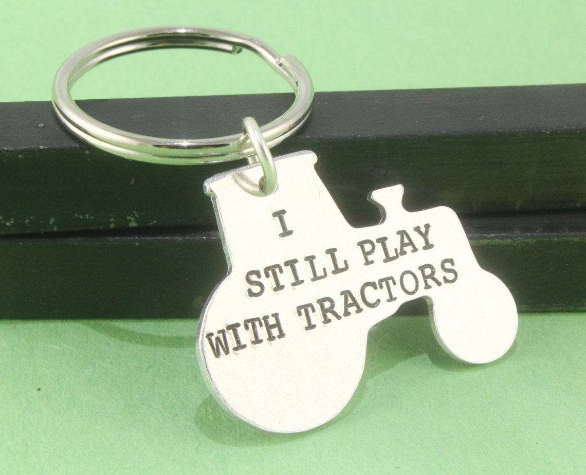 Tractor Keychain Tractor Keyring tractor Key Chain Etsy