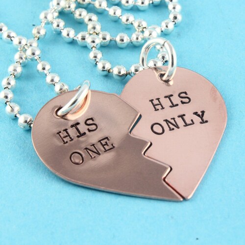 Necklace Broken Hearts Necklace - Etsy 