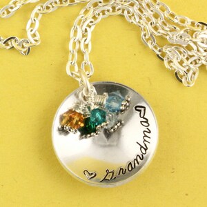 Grandma Necklace - Birthstone Necklace - Personalized Necklace - Gift for Grandma - Gift for Grandmother - Customizable Gift - Nana Gift