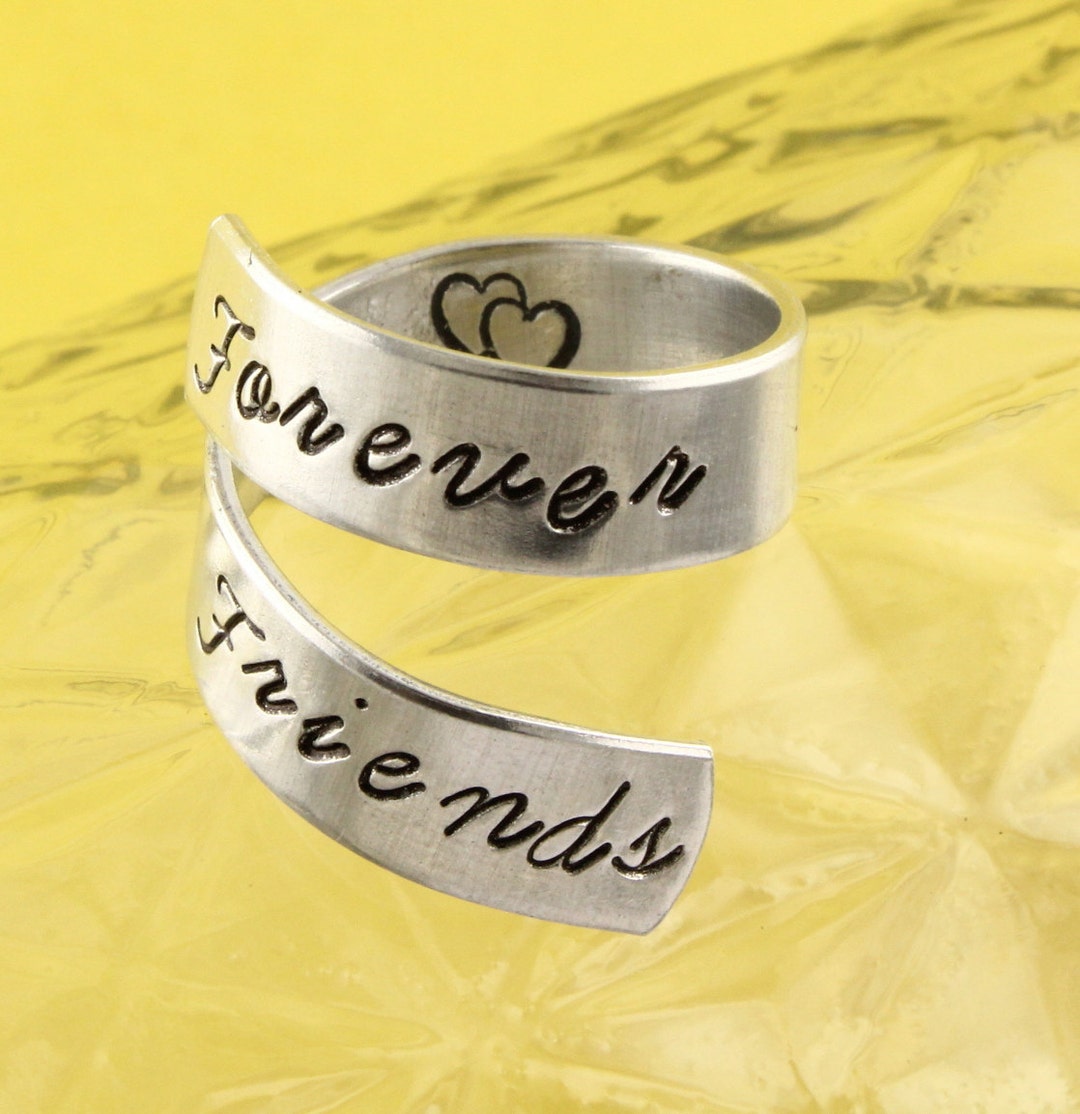 Friends Ring Forever Friends Ring Wrap Ring Twist Ring Best Friends