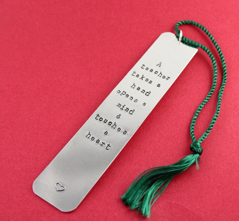 Teacher Bookmark Personalized Bookmark Thank You Gift for Etsy