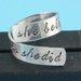 see more listings in the Personalized Rings section