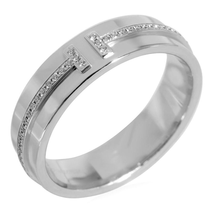 Tiffany t ring white gold deals