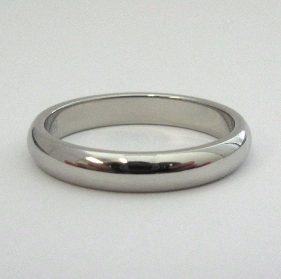 Cartier Platinum 3.5mm Wedding Band Ring 57 US Si… - image 3