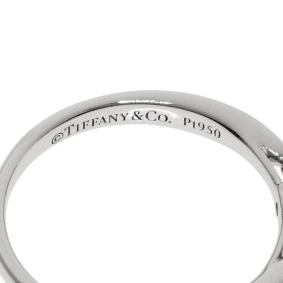 TIFFANY & Co. Harmony Platinum Diamond Ring with … - image 4