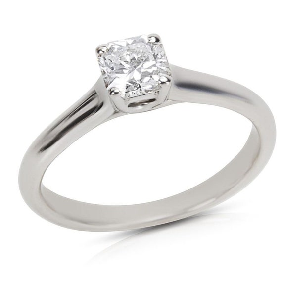 Tiffany & Co Platinum and Diamond LUCIDA Engagement Ring .92 CT F VVS1 $15k  | eBay