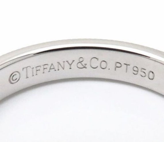 TIFFANY & Co. Together Platinum 3mm Milgrain Wedd… - image 4