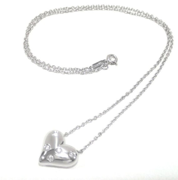 TIFFANY & Co. Etoile Platinum 5 Diamond Heart Pen… - image 5