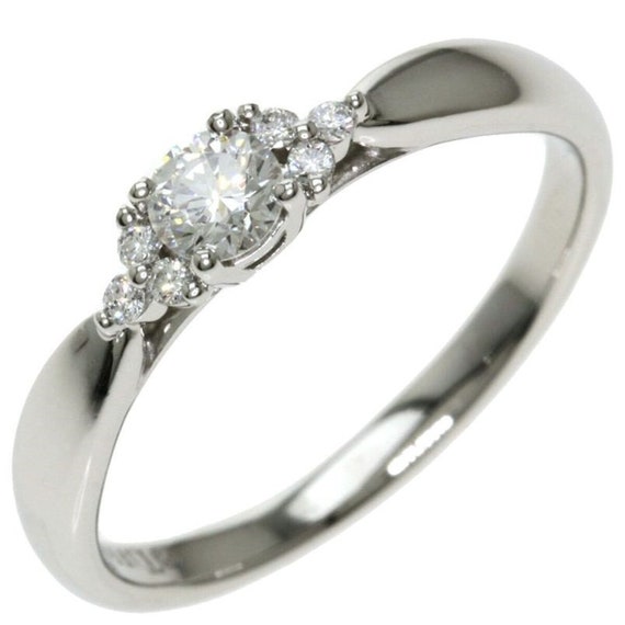 TIFFANY & Co. Harmony Platinum Diamond Ring with … - image 2