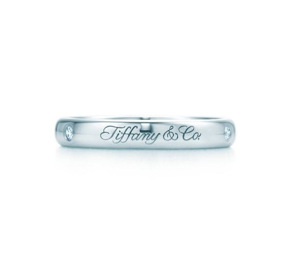 Tiffany Notes "Tiffany & Co." Platinum Diamond 3m… - image 1