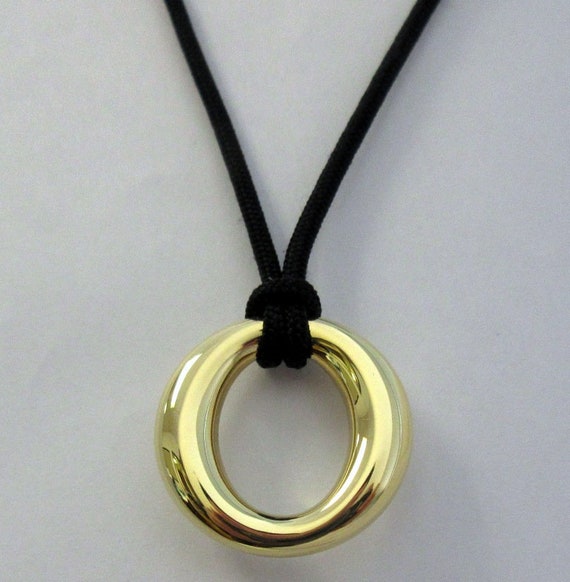 TIFFANY & Co. 18K Gold Elsa Peretti Sevillana Pend