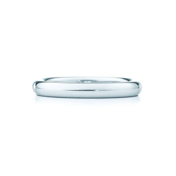 TIFFANY & Co. Platinum Elsa Peretti Stacking Band