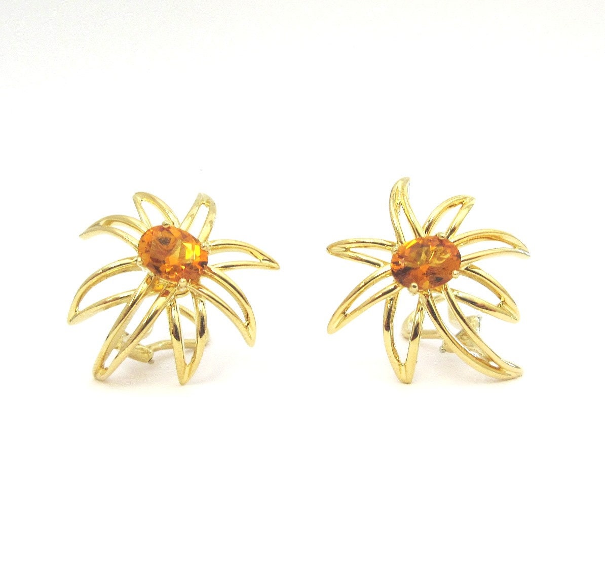 Tiffany citrine earrings sale