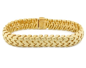 TIFFANY & Co. 18K Gold Vannerie Bracelet