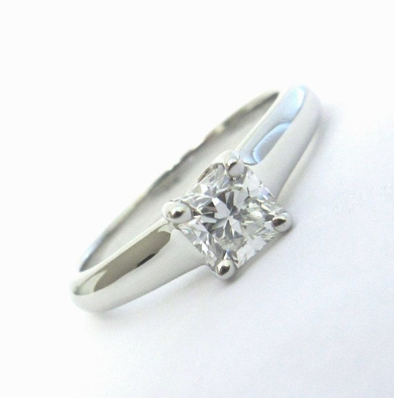 Tiffany & Co 0.51 Carat Lucida Solitaire Engagement Ring, c.1999 |  Farringdons Jewellery