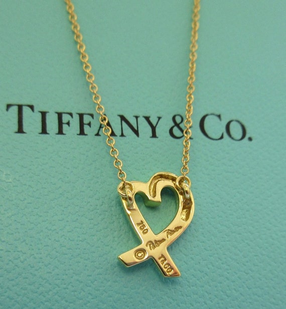 TIFFANY & Co. Paloma Picasso 18K Gold Loving Hear… - image 3