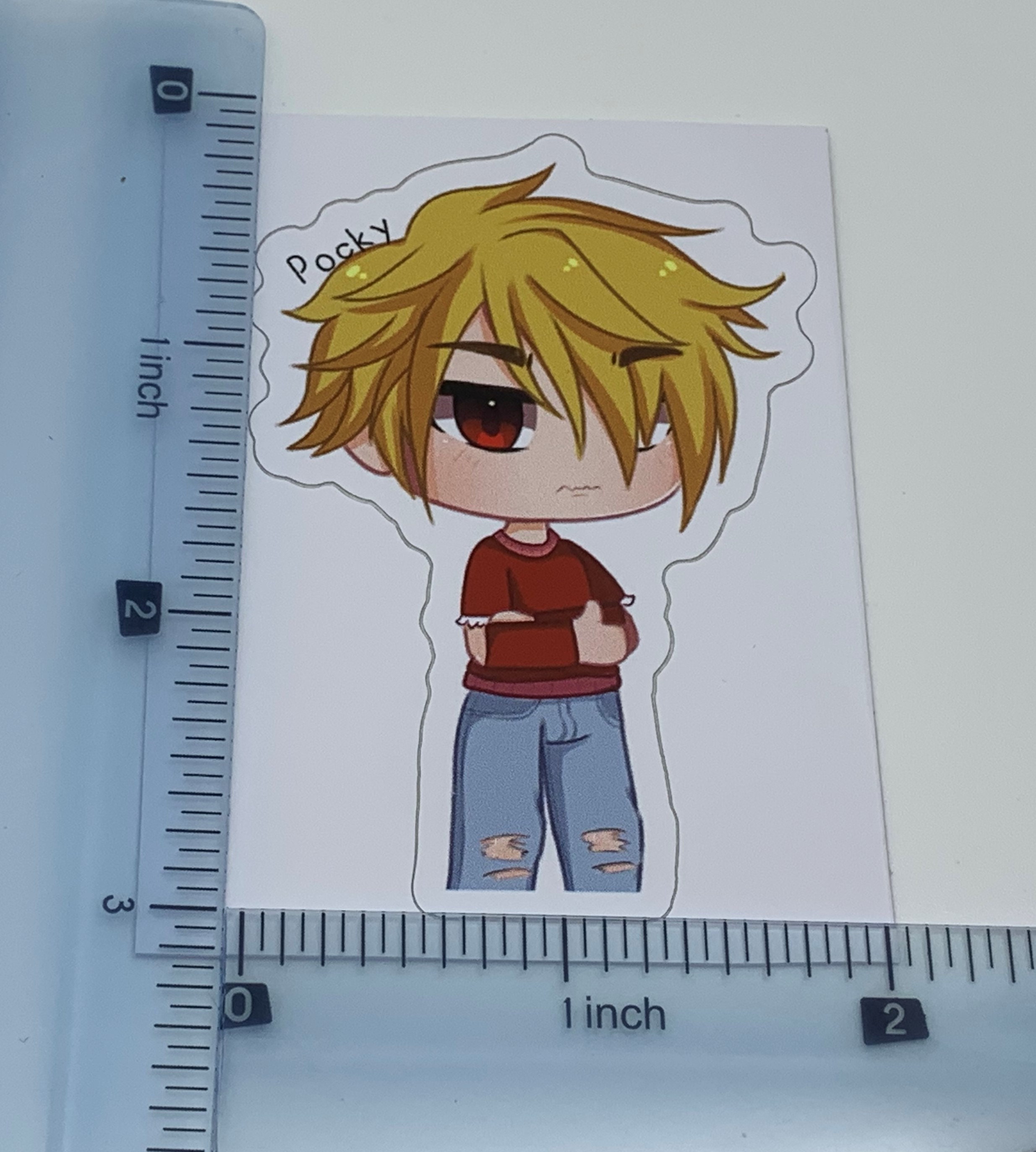 Gacha Blond Boy Gacha Life Art Sticker 