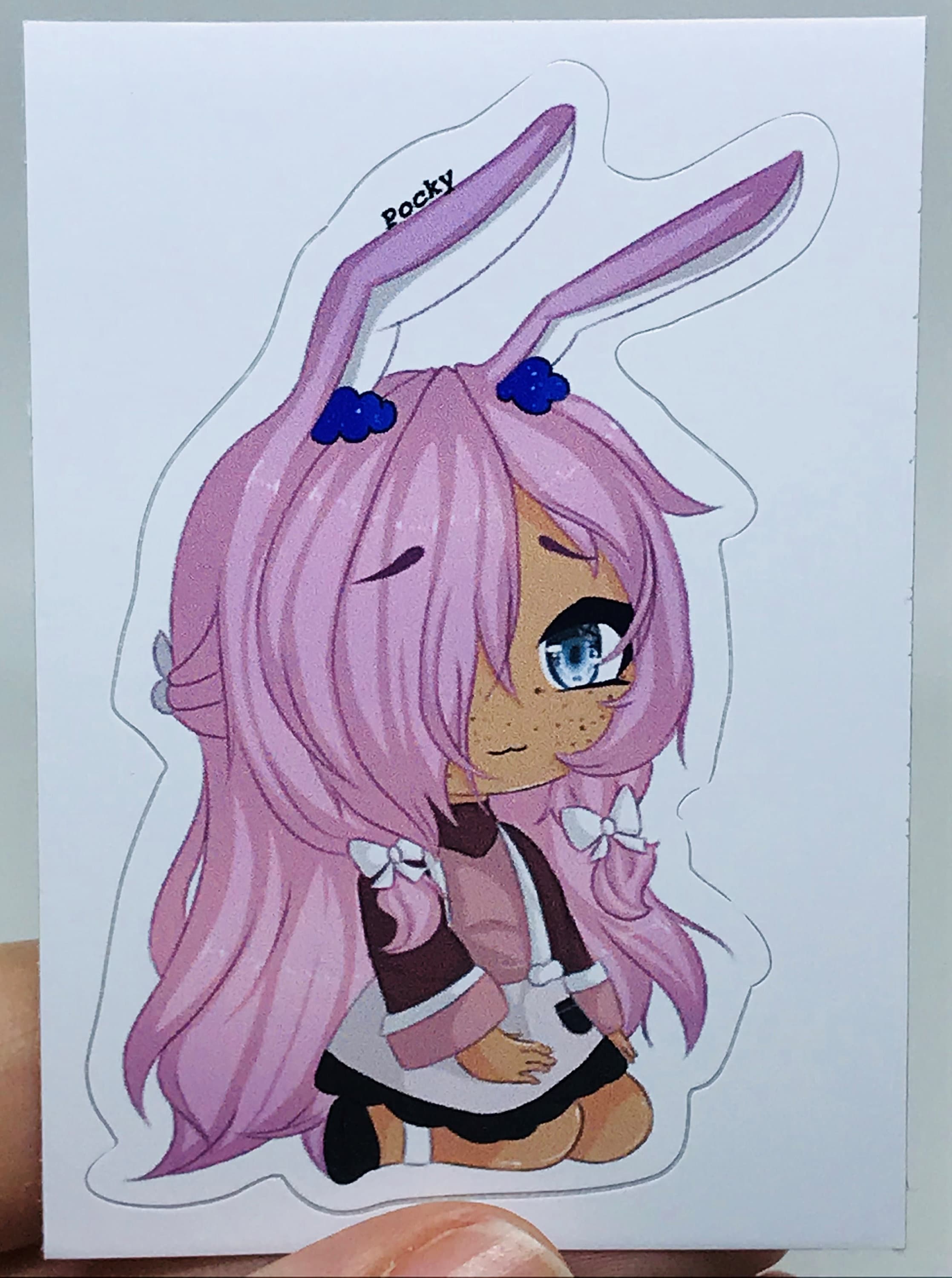 Gacha Bunny Girl Gacha Life Art Sticker -  Finland