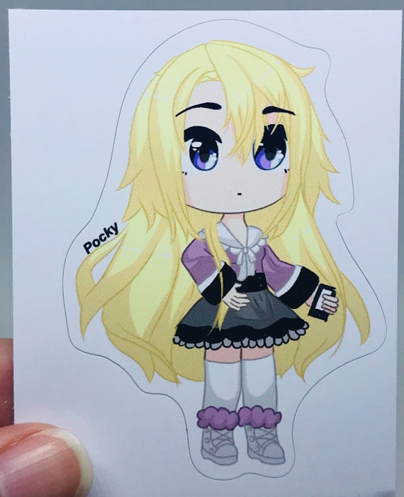 Gacha Super Star Girl Gacha Life Art Vinyl Sticker 