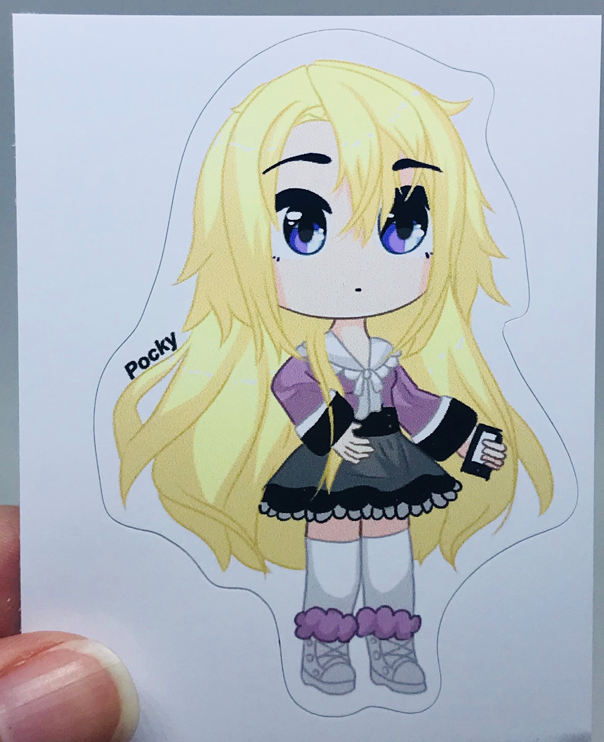 Gacha Life Gacha Girl Postcard for Sale by pockyartstudio