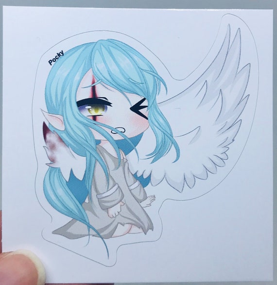 Gacha Broken Wing Angel Gacha Life Art Vinyl Sticker -  Portugal