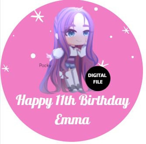 Gacha Life Birthday Personalized Invitation -  Portugal